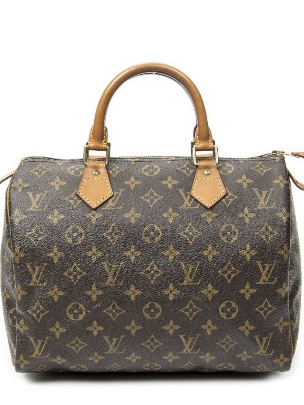 Louis Vuitton Speedy Brown Monogram Canvas Handbag